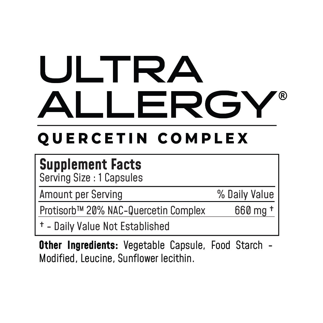 UltraAllergy™ Immunity & Allergy Control (Curcumin + Quercetin + L-Cysteine)