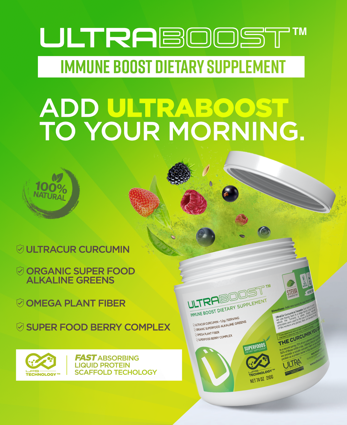 UltraBoost™ Alkalizing Superfood Drink Mix