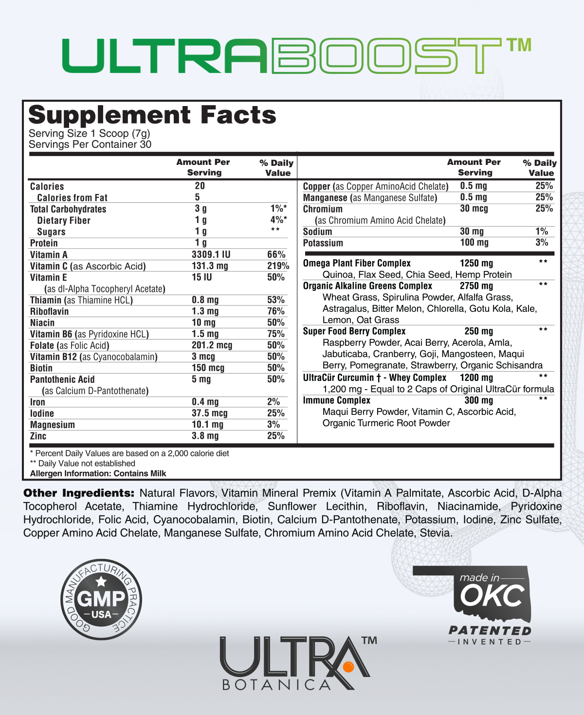 UltraBoost™ Alkalizing Superfood Drink Mix
