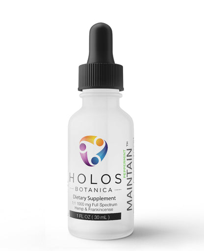 Maintain 1000 mg. 1 oz. Full Spectrum Hemp and Frankincense Oil Tincture