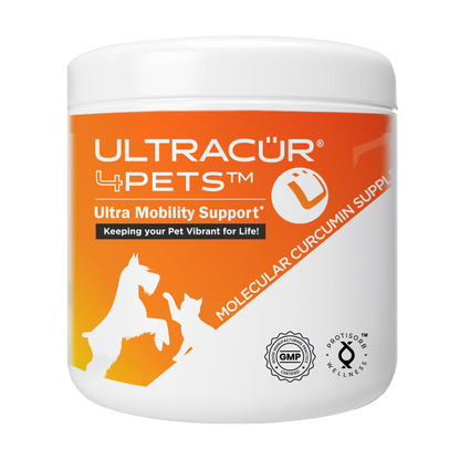 UltraCur® 4Pets™ for Dogs and Cats (Curcumin + Glucosamine + Chondroitin)